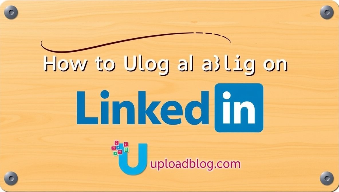 how to uploadblog on linkedin by uploadblog .com