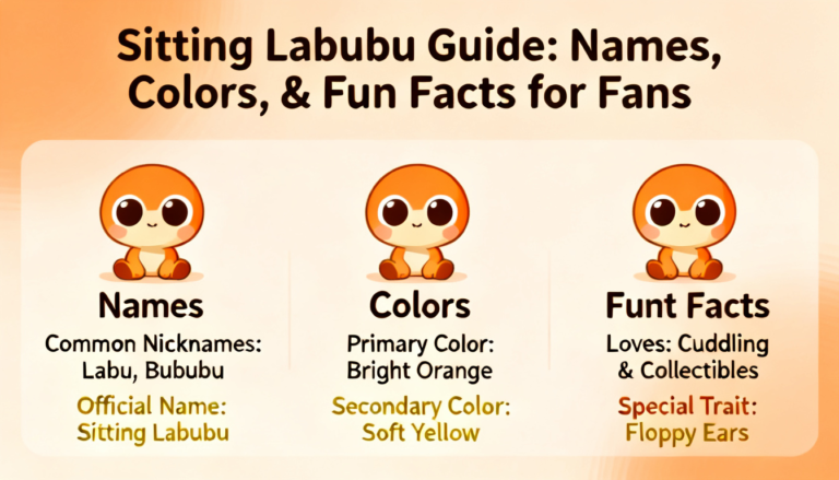 Sitting Labubu
