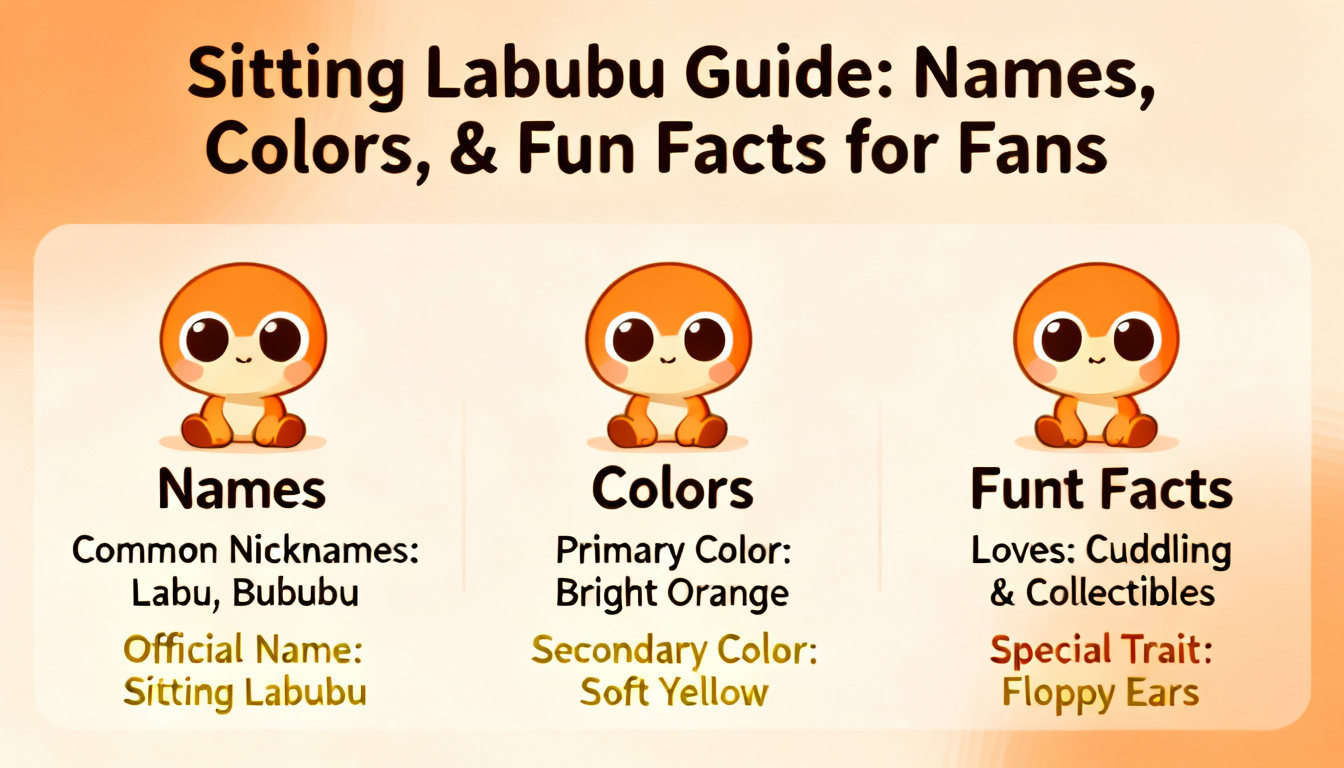 Sitting Labubu