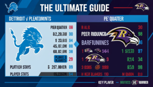 detroit lions vs baltimore ravens match player stats