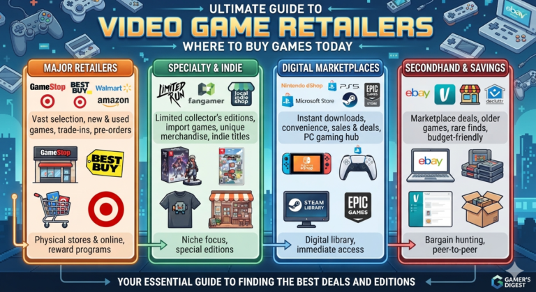video game retailers
