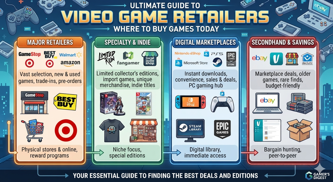 video game retailers